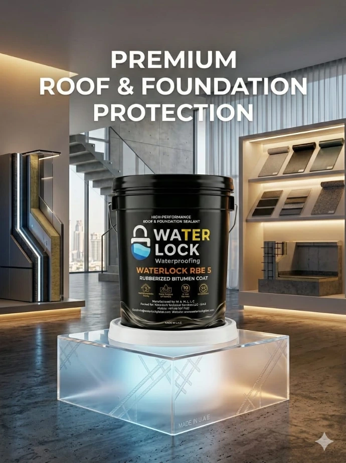 Waterlock RBE 5 rubberized bitumen coating bucket